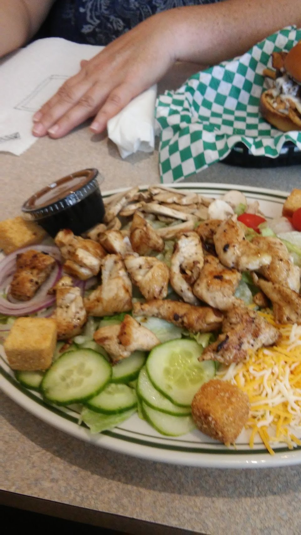 Grilled Chicken Salad Platter