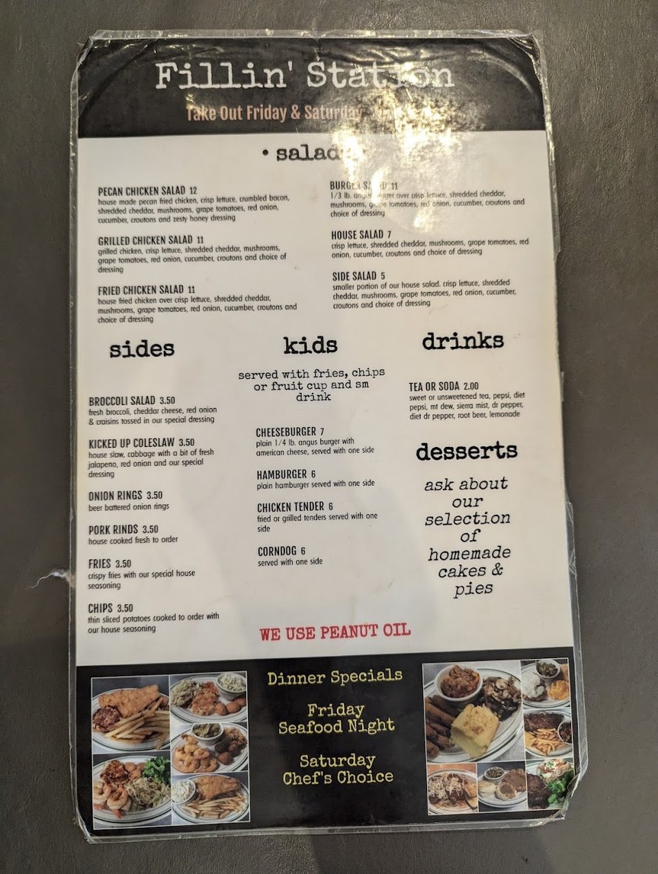 Country fried steak served with comfort food sides.